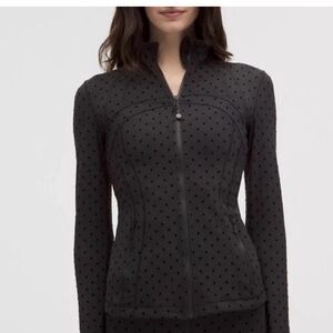 Women's RARE Lululemon Black Polka Dot Jacket